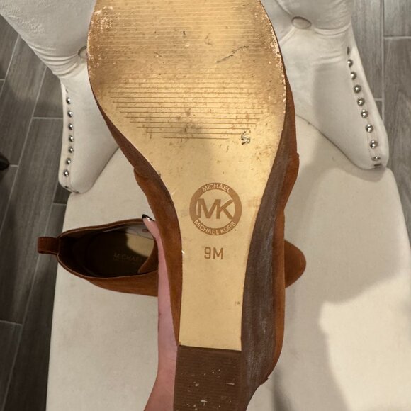 Michael Kors | Brown Suede Booties - Picture 3 of 3